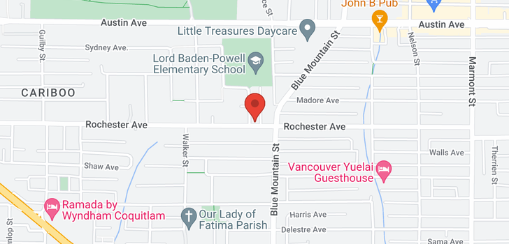 map of 847 ROCHESTER AVENUE
